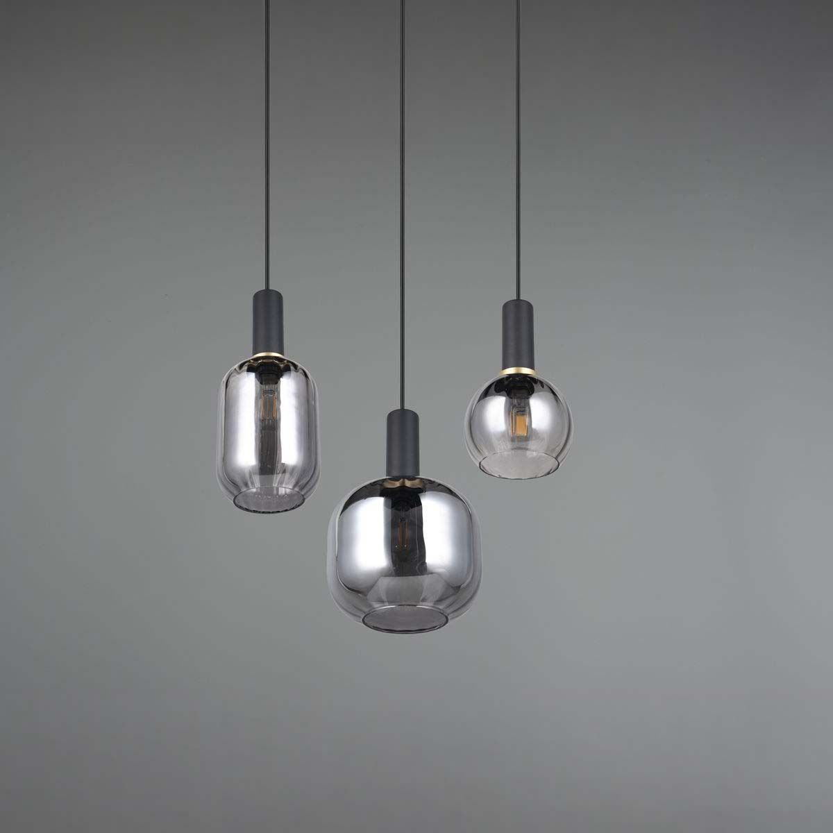 Kronleuchter & Deckenlampen: Pendelleuchte, Metall, Glas, 30 cm Ø – Neu (gemäss Beschreibung) aus Kreuzlingen von Smart-Light 7