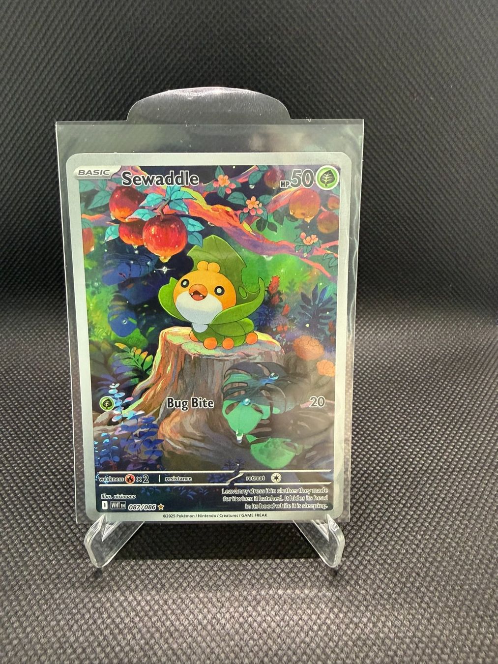 Pokemon White Flare - Sewaddle Illustration Rare 087/086 (Gebraucht) in ...