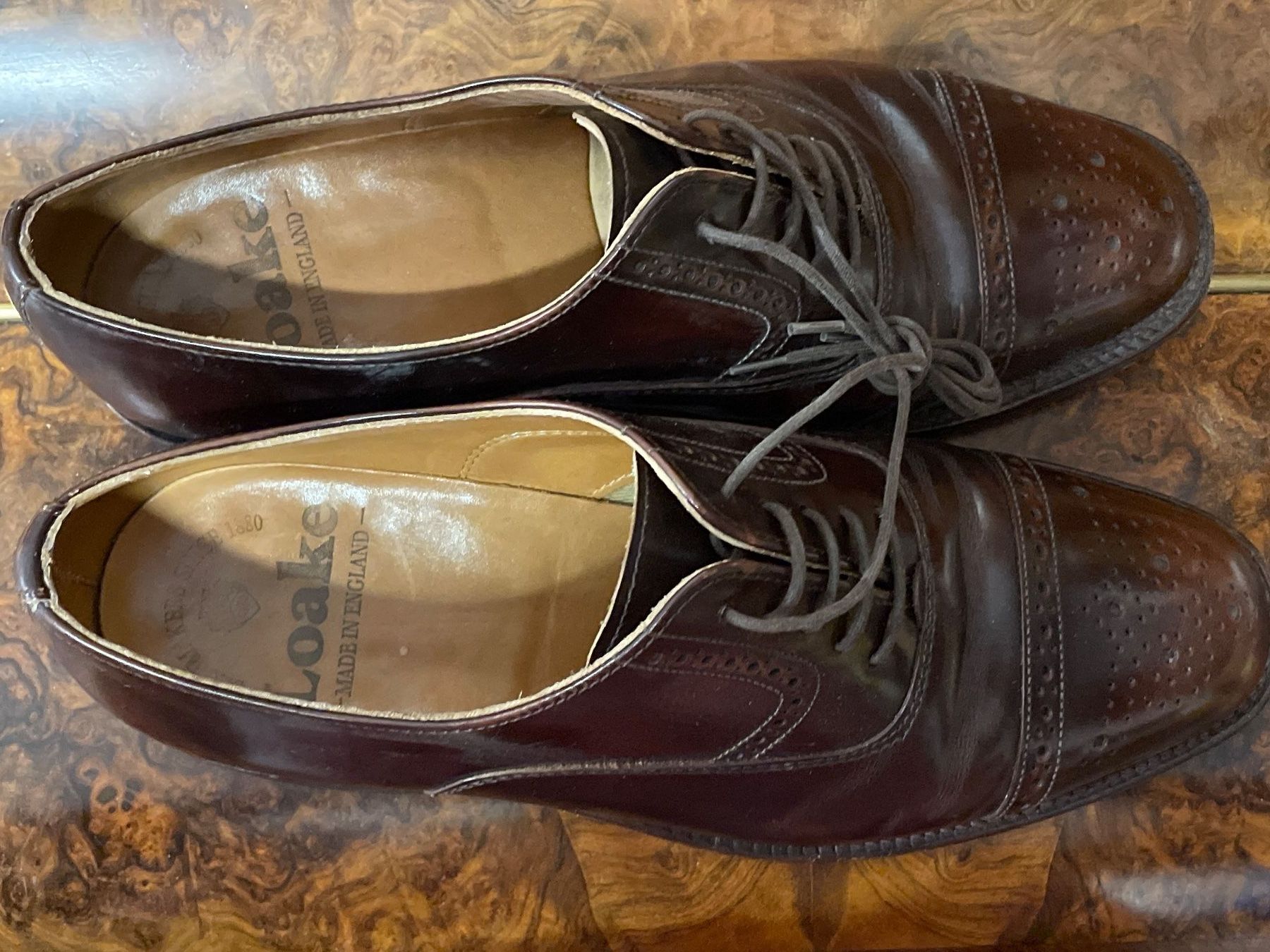 Loake Herrenschuhe: LOAKE Oxford Shoes / Halbschuhe Gr. 7 – Gebraucht aus Frasnacht von GracyStore 2