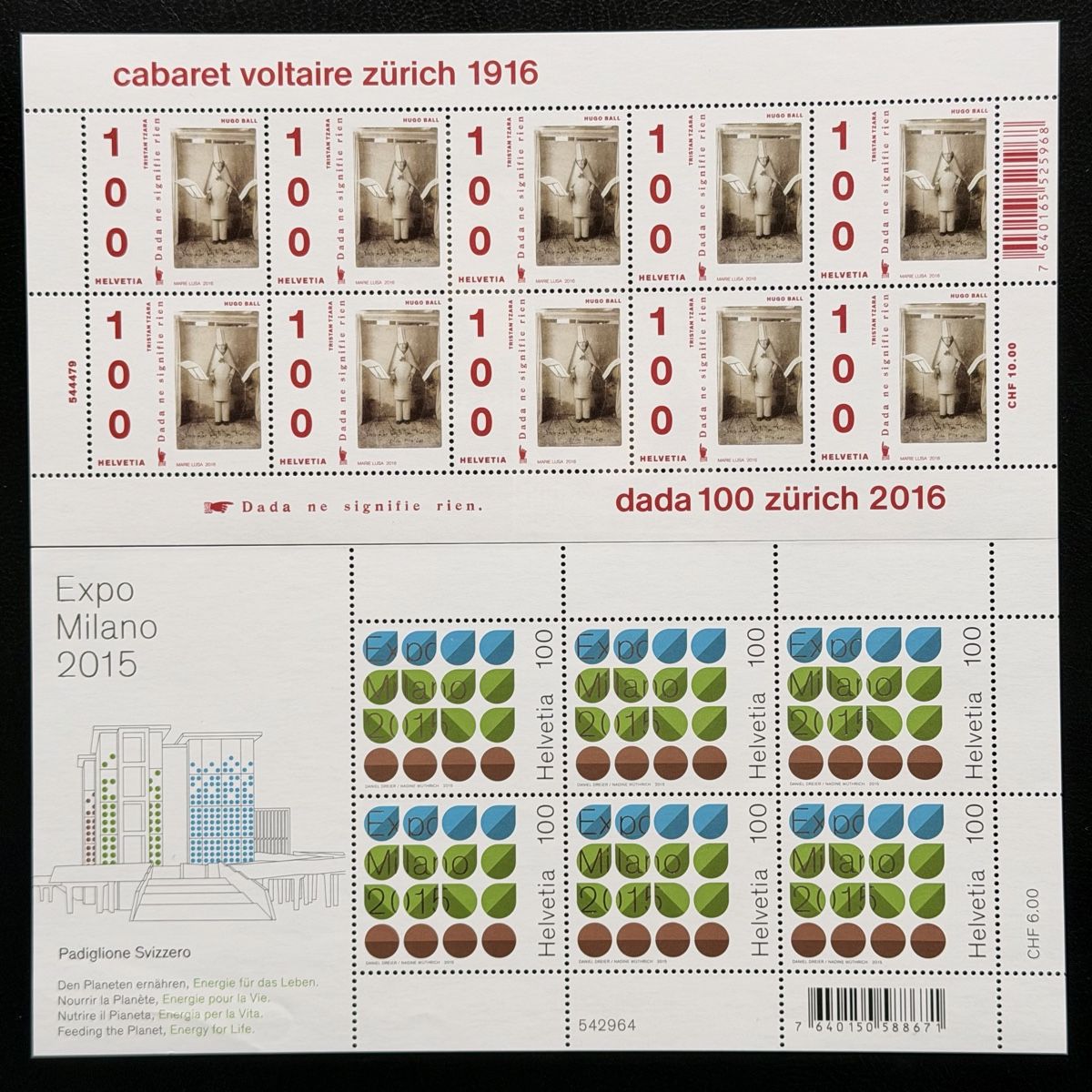 Alle Briefmarken: Frankatur CHF 100.- postfrische Bogen – Neu (gemäss Beschreibung) aus Glattbrugg von Artos67 1
