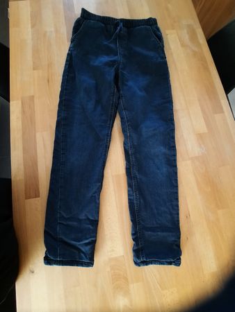 Warme gefütterte Jeans mit Bequembund Vertbaudet, Grösse 164