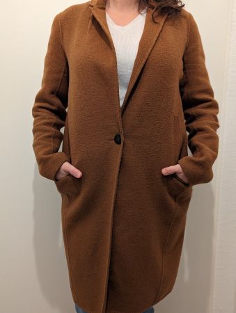 Long winter jacket, comptoir des cotonniers, XS, 34, 60.-