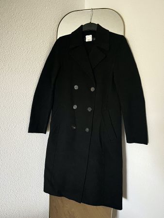 ZARA Mantel schwarz, Gr.XS, top Zustand, locker fallend