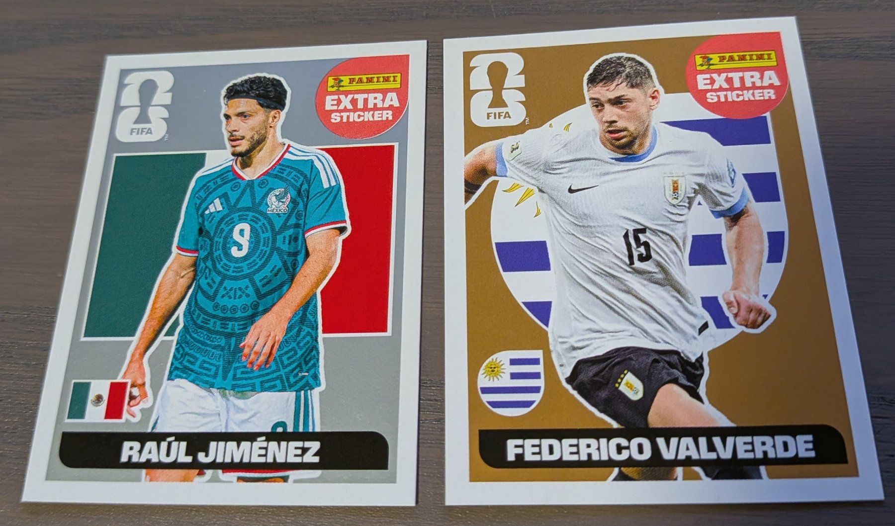 Panini Carte collezionabili: Panini Extra Sticker JIMÉNEZ silver & VALVERDE bronze – Usato da Kloten venduto da Aigu