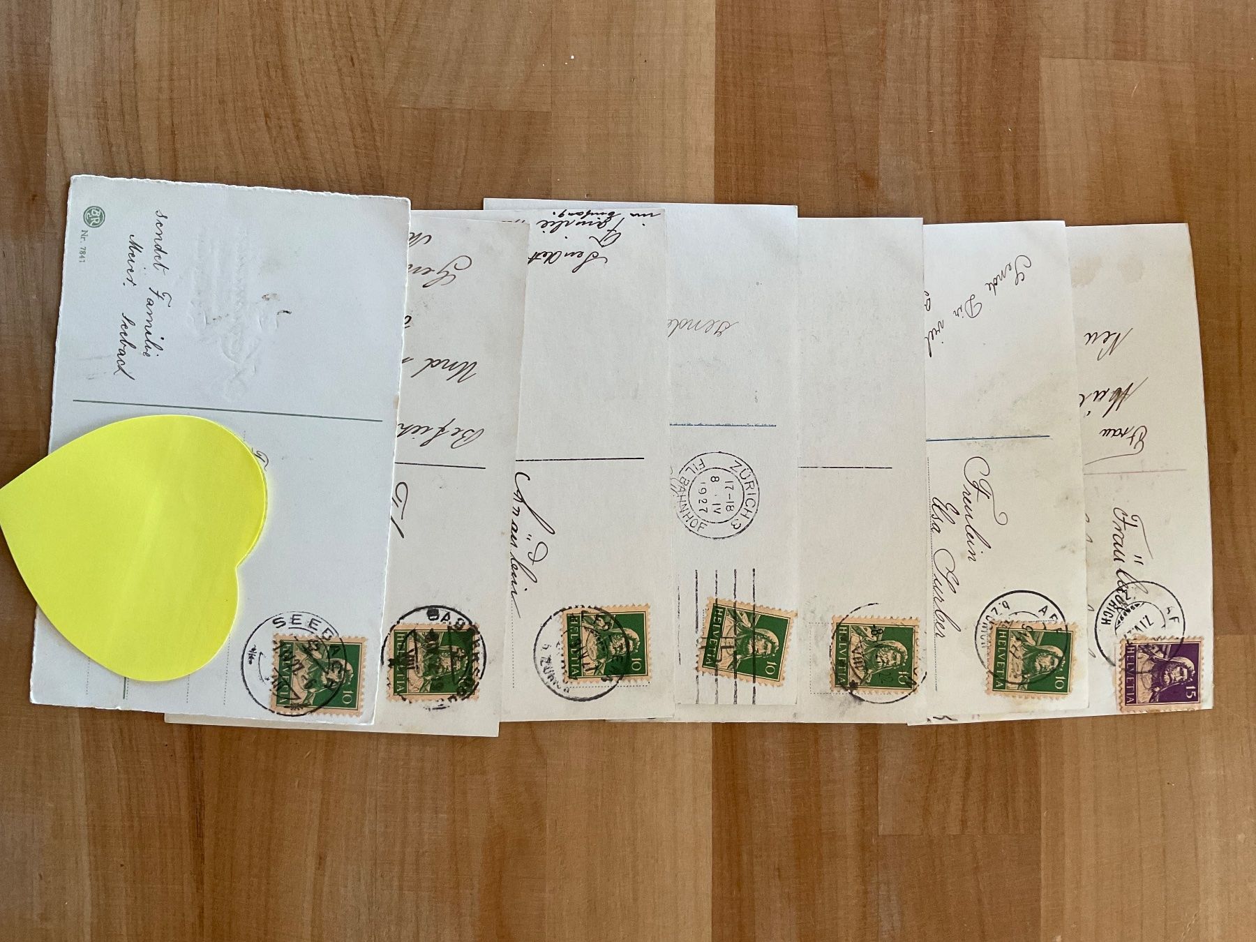 Cartoline postali: AK Sammlung mit Konfirmation Motiv – Usato da Rümlang venduto da Kartenpost1 1