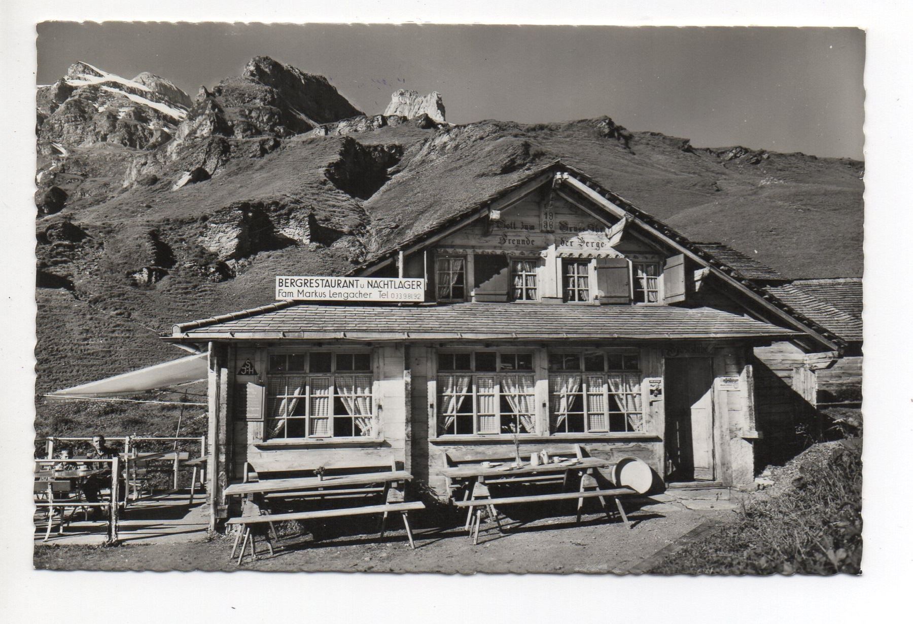 Cartoline postali: SCHARNACHTAL Bergrestaurant Bundalp – Usato da Jona venduto da philajona