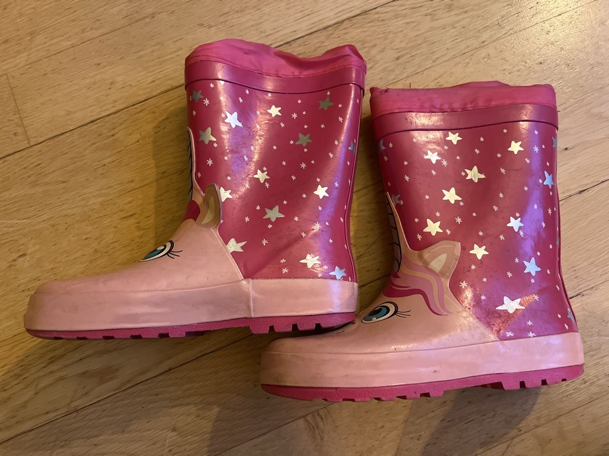 Schuhe für Mädchen: Mädchen Gummistiefel /  Regenstiefel Einhorn Gr. 30 – Gebraucht aus Zürich von Salsera79 1