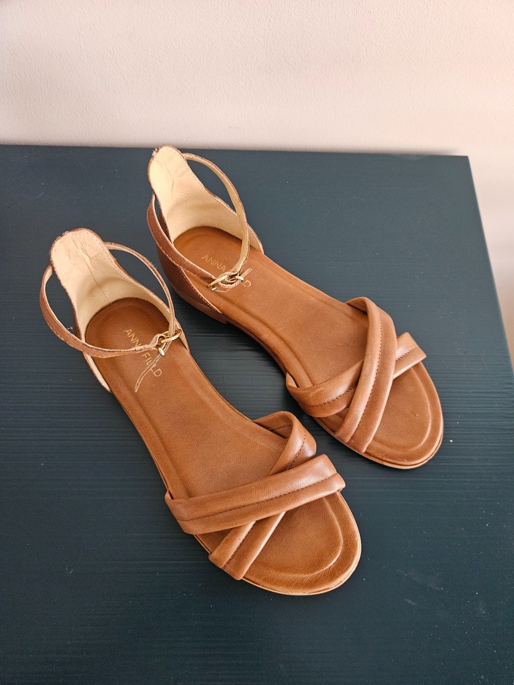 Anna Field Chaussures femmes: Anna field leather camel sandals – D'occasion à Affoltern am Albis par Katarinushka 1
