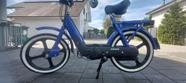 Mofa blau Modell Piaggio Ciao MIT AUSWEIS