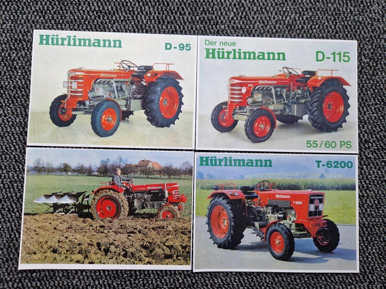 Trattori: Hürlimann Traktoren Prospekte Kopien – Usato da Dürnten venduto da Bachtel84