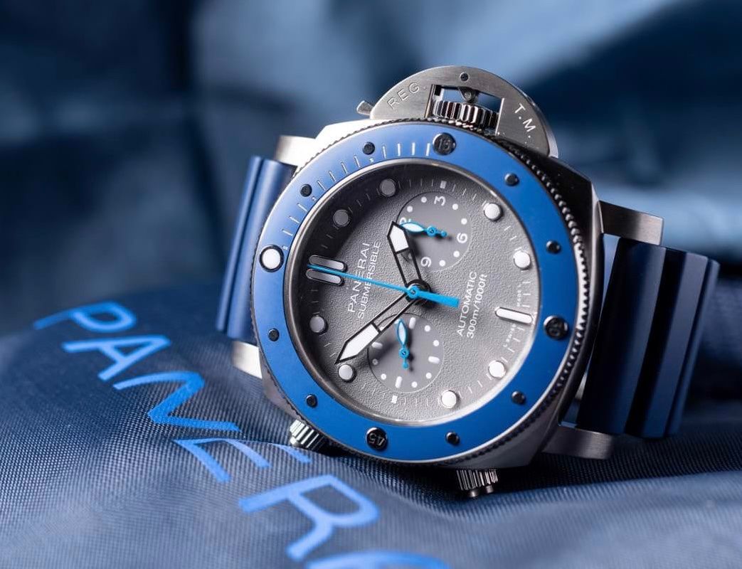 Panerai Orologi: PANERAI Submersible Chrono Edition Guillaume Nery PAM00982 – Usato da Birsfelden venduto da Mynos