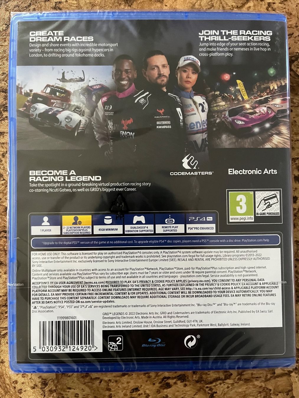 Giochi: Ps4 Grid Legends NEU – Nuovo e nell'imballaggio originale da horn venduto da amazona01 1