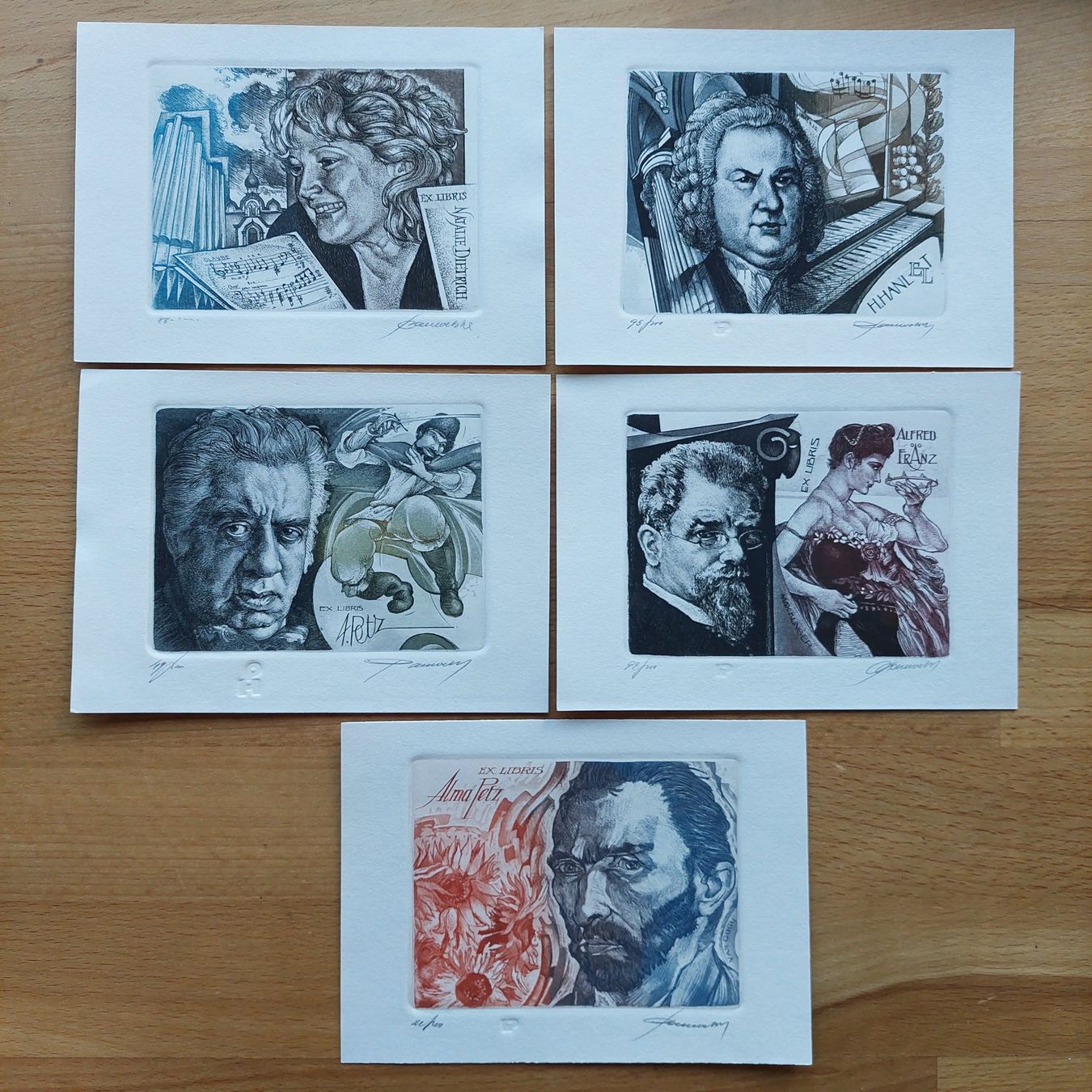 Dipinti: Sammlung Exlibris Hedwig Pauwels signiert – Usato da Obfelden venduto da Exlibris-Art 6