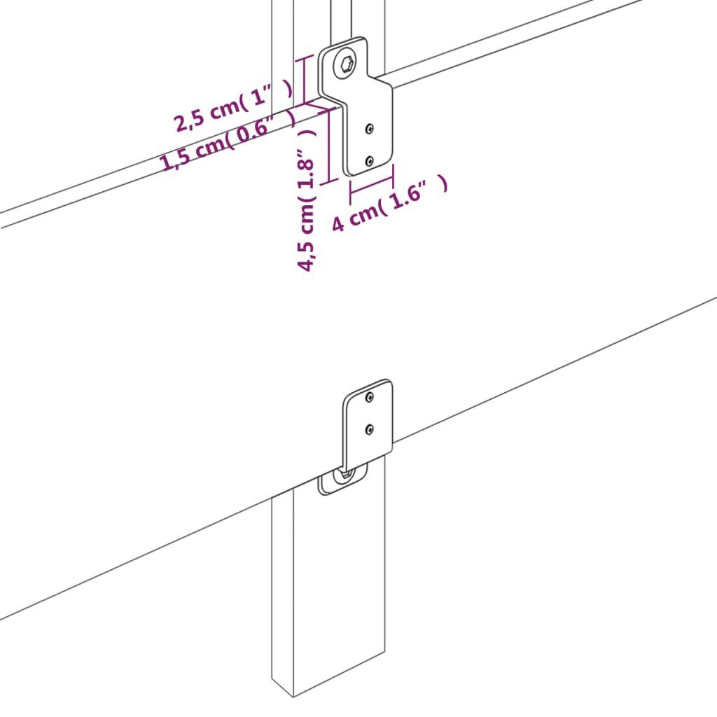 Betten: Tête de lit Gris clair pour lit de 80 a 160cm – Gebraucht aus Bellevue von Memoryman30 9