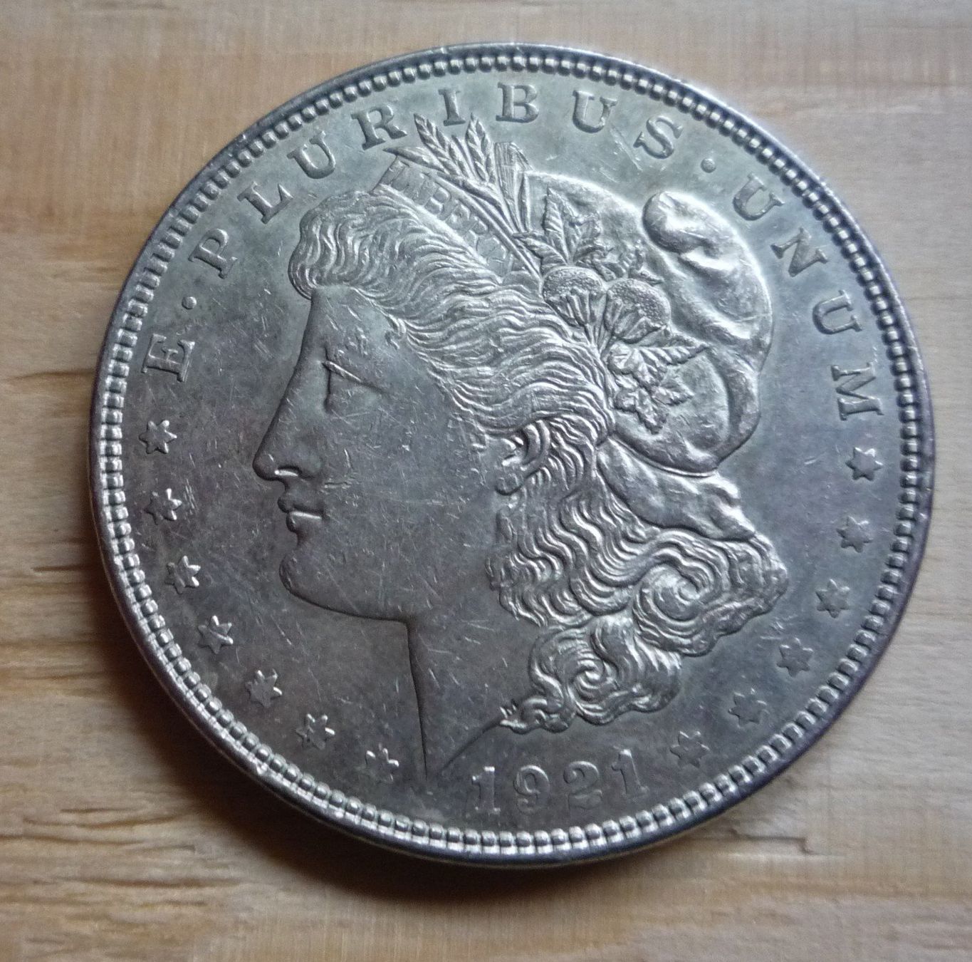 Alle Münzen: 1 Dollar 1921, stgl – Gebraucht aus Rieden SG von Sammelfreund