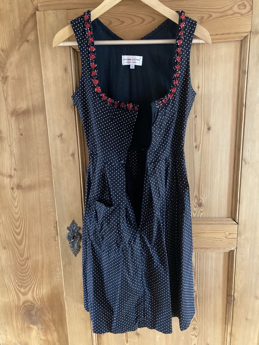 Vestiti: Dirndl ORIGINAL STEINDL Grösse 36 schwarz rot Polka Dot – Nuovo (secondo la descrizione) da Lengnau AG venduto da san_nfz8 3
