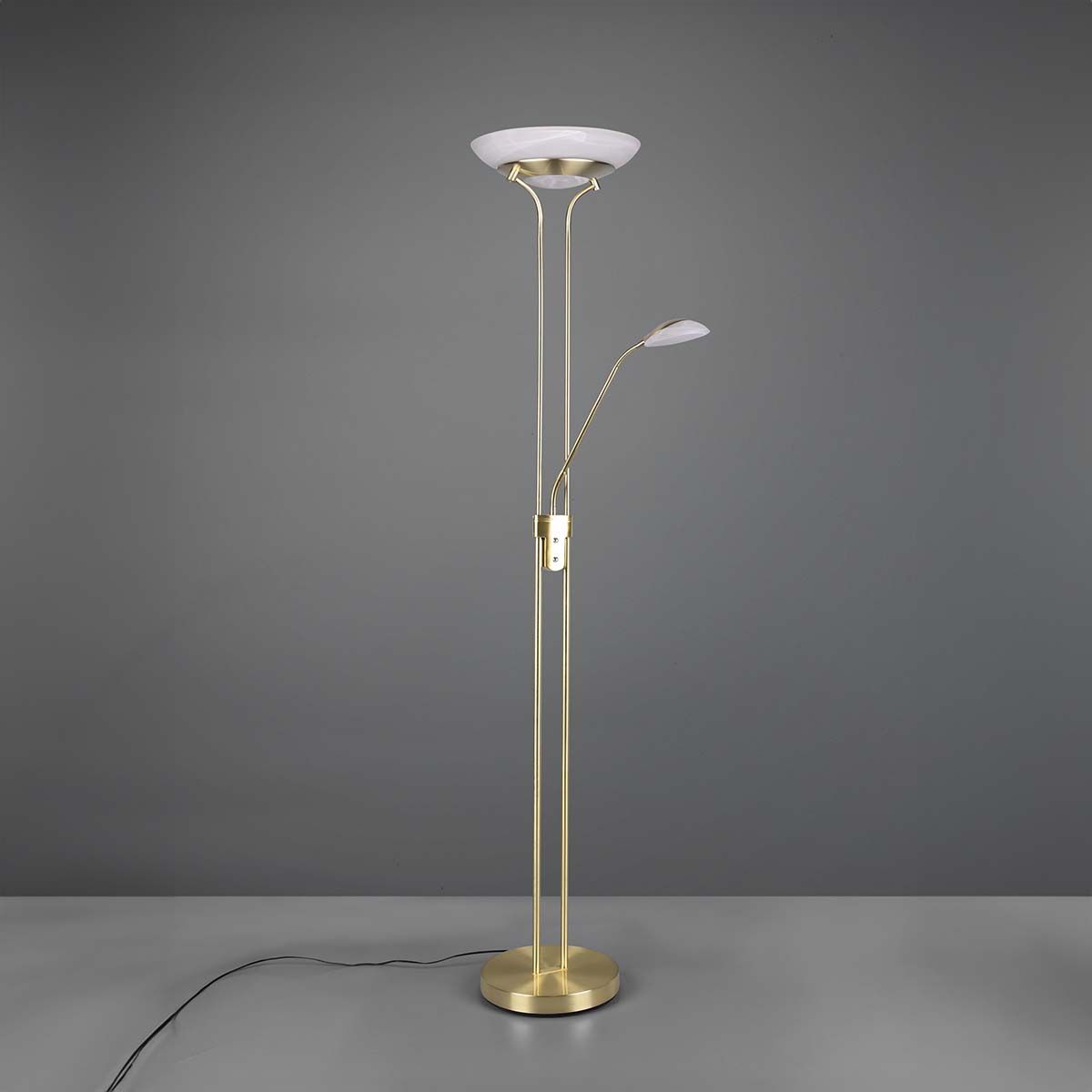 Lampen: LED Stehleuchte, Messing, 180 cm Höhe – Neu (gemäss Beschreibung) aus Kreuzlingen von Smart-Light 1