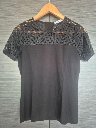 Shirt mit Spitze Grösse M