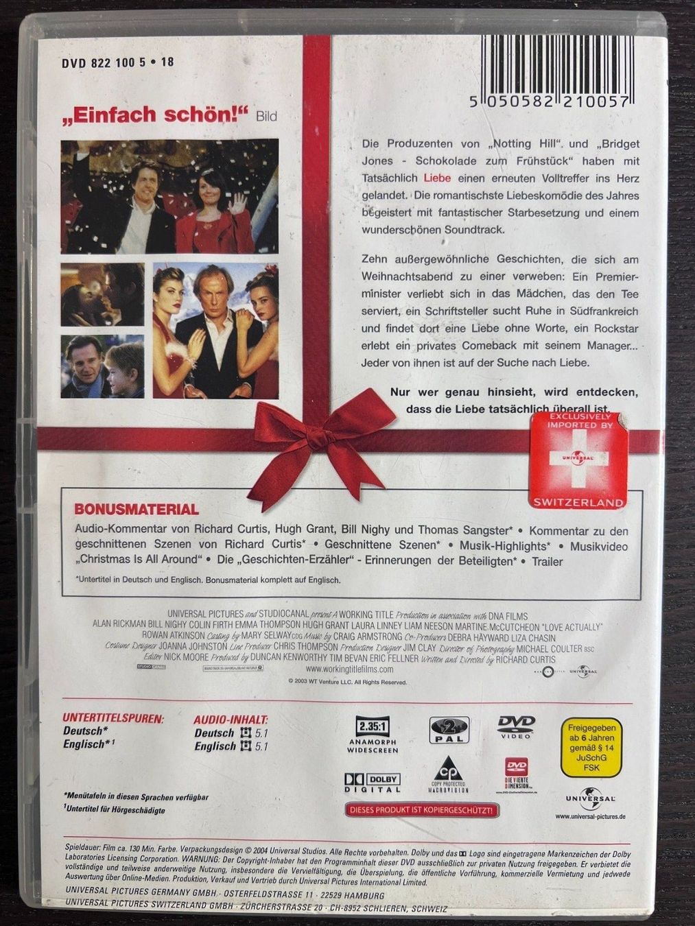 Tutti i DVDs: Tatsächlich... Liebe – Usato da Zürich venduto da FilmFreunde 1