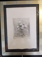 Radierung Rosen R.S. Robert