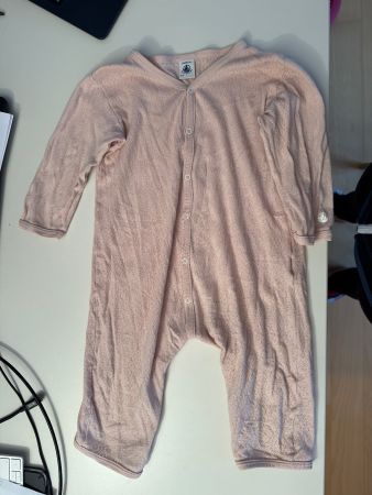 Pyjama Petit Bateau rose pâle 24 mois 86cm