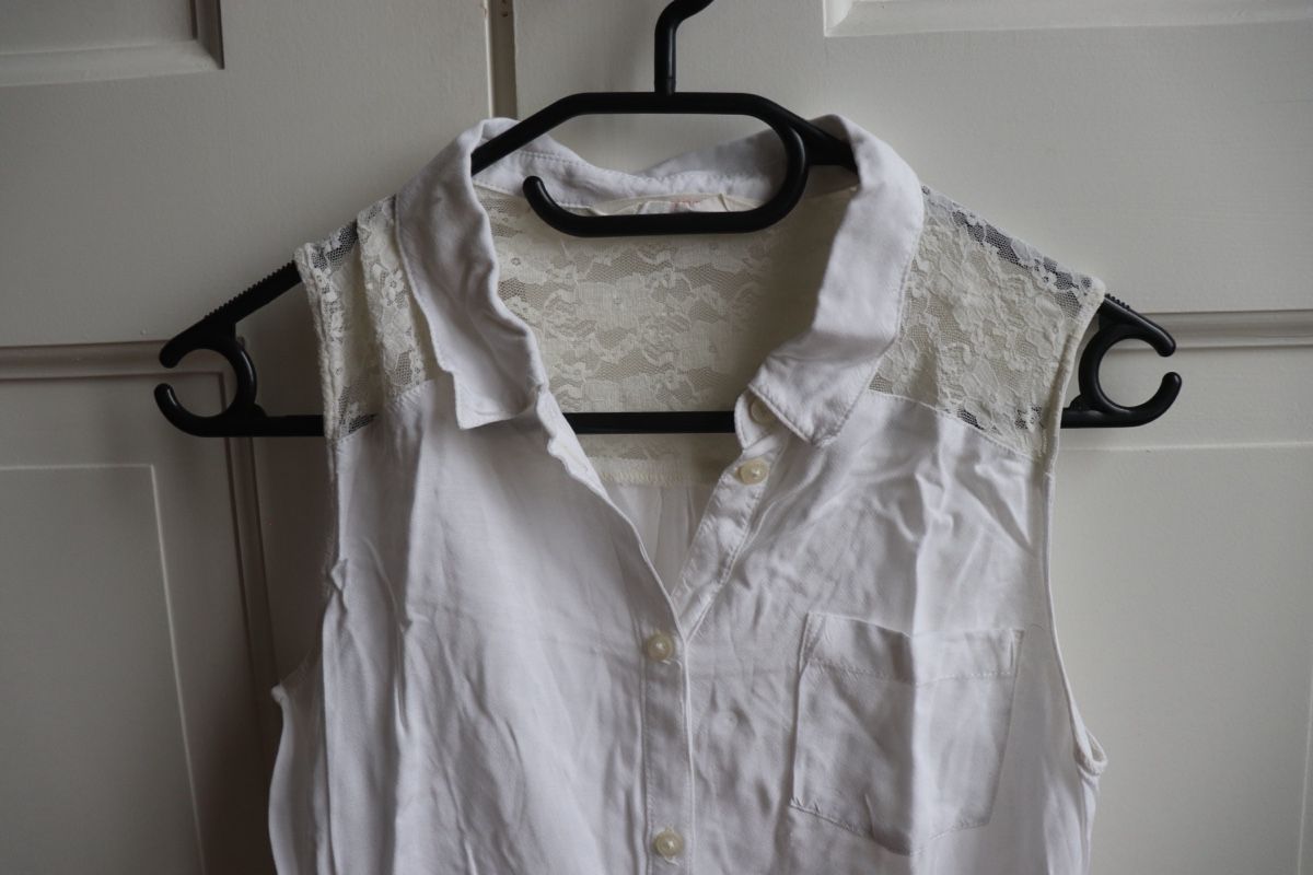 H&M Camicette: Chemisier blanc avec dentelle H&M – Usato da Mathod venduto da Alice977 1