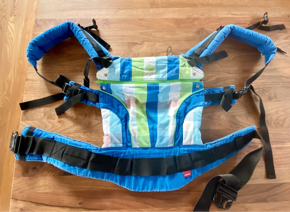 MALA MATI Babytrage Ab 3 Monaten – Ergonomisch, Mit Sonnenschutz & Taschen, Bis 20 Kg