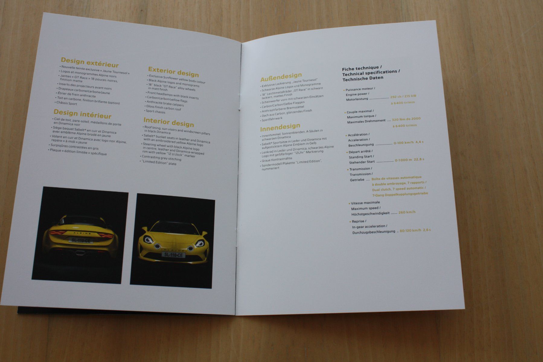 Renault Documenti: Alpine A110 Colour Edition Prospekt 2/2020 – Usato da Wikon venduto da erwin400 5