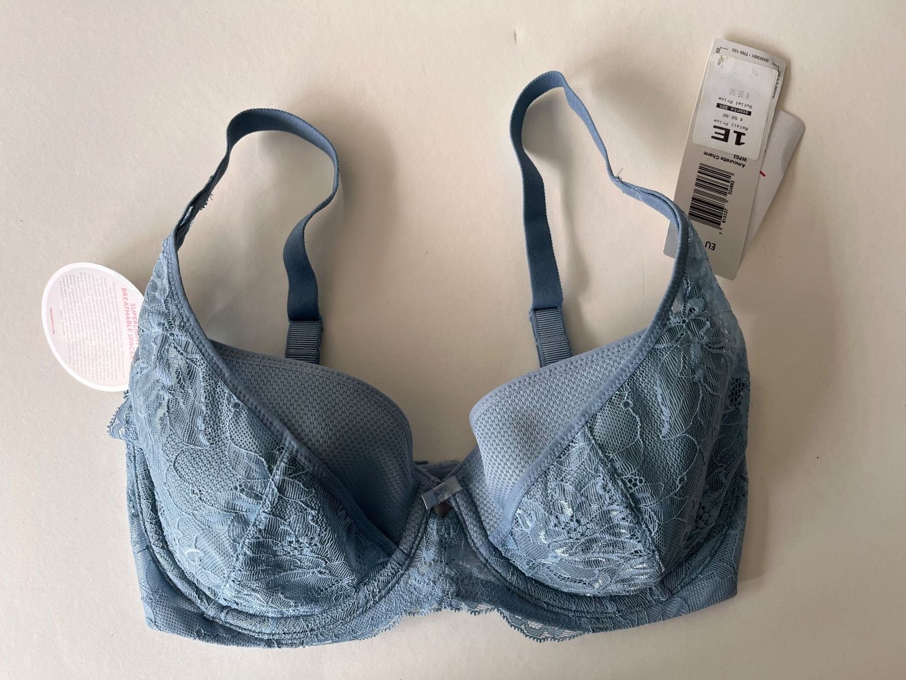 Triumph Altra biancheria intima: TRIUMPH, Bügel-BH AMOURETTE CHARM, Grösse 70E, Hellblau – Nuovo e nell'imballaggio originale da Rudolfstetten venduto da gst_g7xl 5