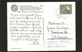 FDC Bundesfeierkarte 1960 , Nr. 96, Pro Patria,gel.1.Vlll.60