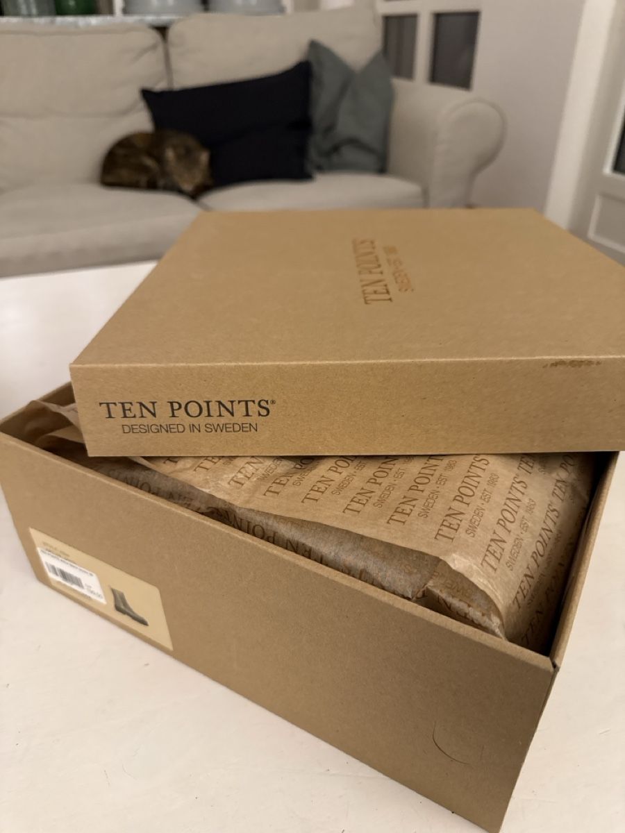 Scarpe da donna: Trendige Herbst-Boots von Ten Points, Gr. 39, Leder – Nuovo (secondo la descrizione) da Winterthur venduto da san_9m2f 8
