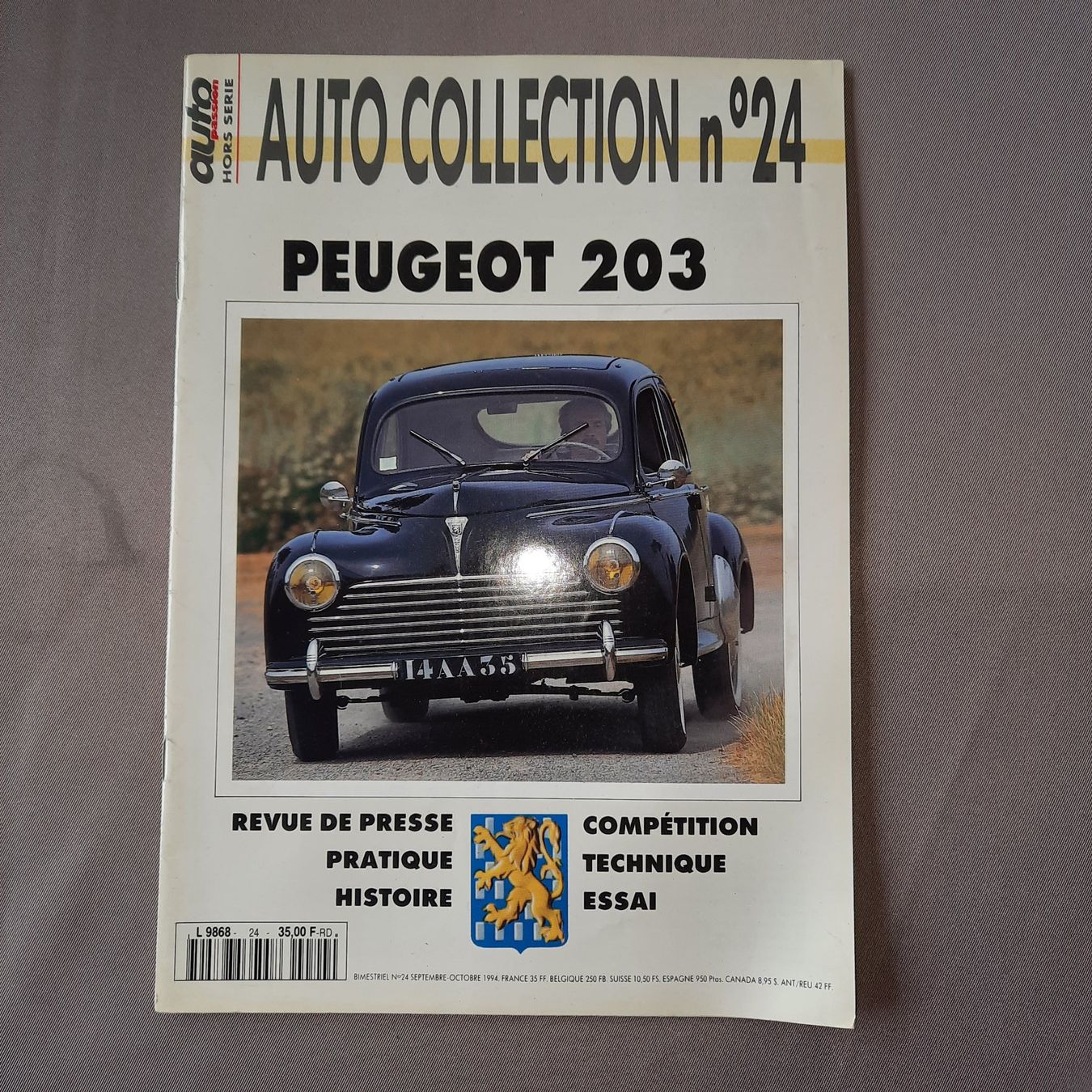Zeitschriften & Magazine: Autocollection no 24  Peugeot 203 – Gebraucht aus Boncourt von Twister10