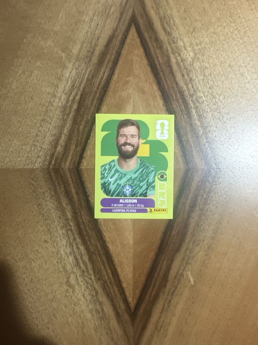 Panini Carte collezionabili: Panini WM 2026 Alisson BRA 2 – Nuovo (secondo la descrizione) da Lachen venduto da man_6692