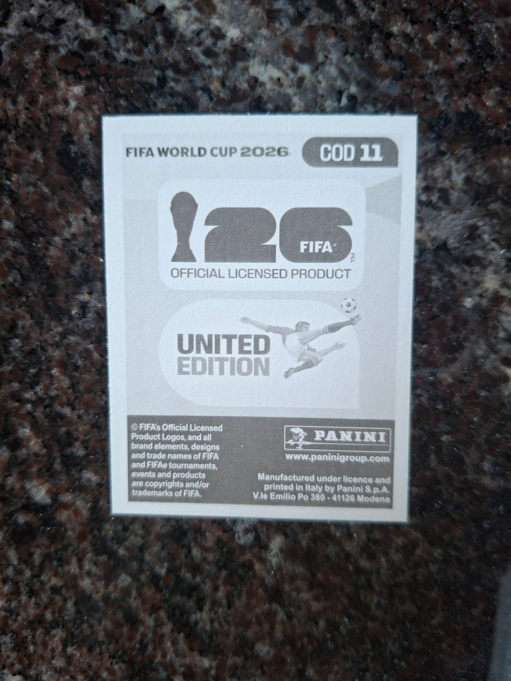Panini Carte collezionabili: Panini FIFA 2026 Samuel Moutoussamy, COD 11 – Nuovo (secondo la descrizione) da Erlinsbach venduto da pfunky 1