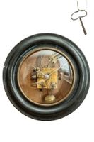 Skeleton Oeil de Boeuf Wall Clock from the XIX Century