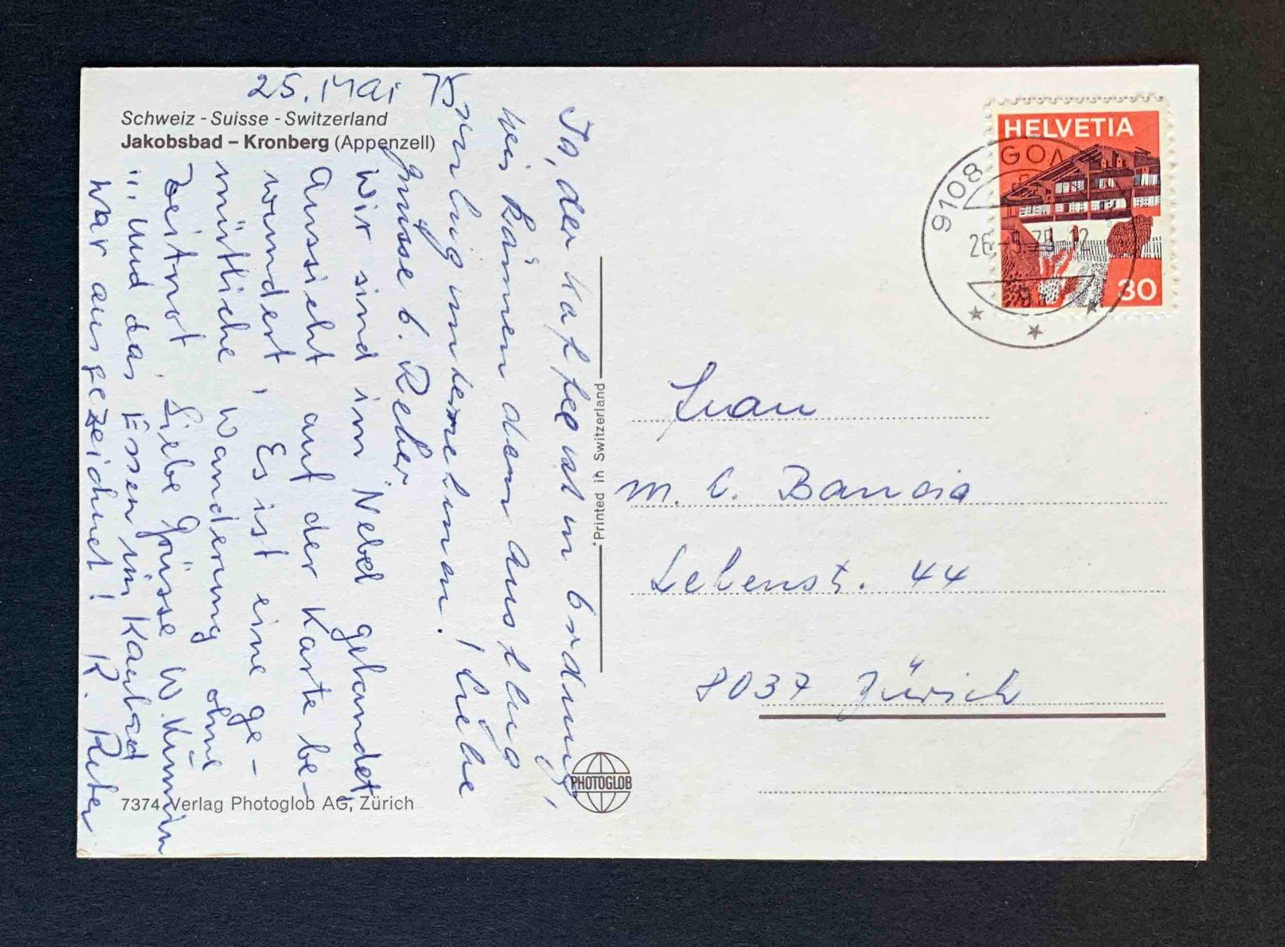Cartoline postali: AK Jakobsbad Kronberg Appenzell – Usato da Goldau venduto da artelier1 1