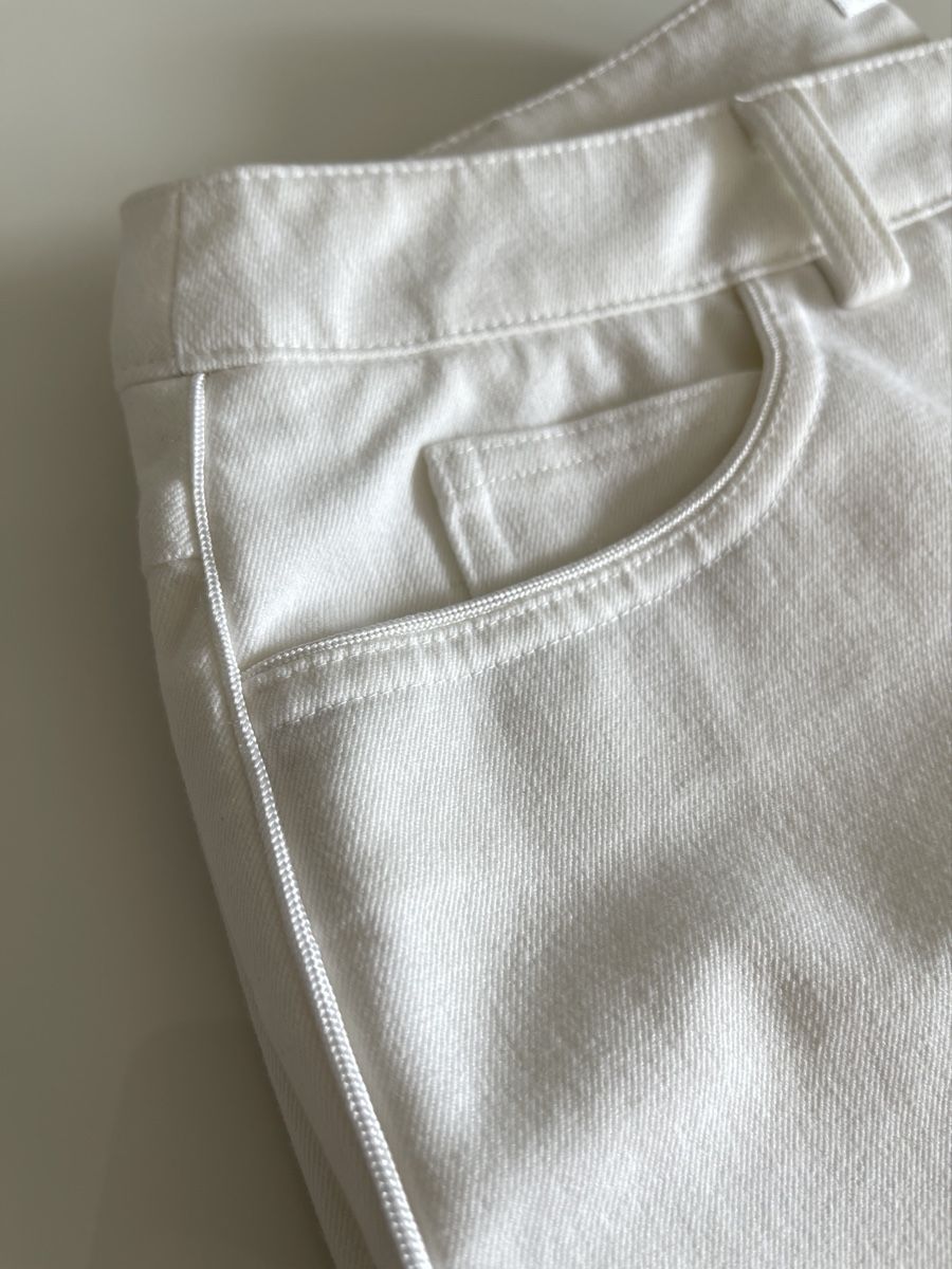 Globus Pantaloni: GLOBUS ESSENTIALS Hose Gr. 38 / Weiss – Usato da Zürich venduto da Recode.Fashion 7