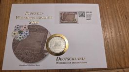 2010 Münzbrief Fussball WM Deutschland