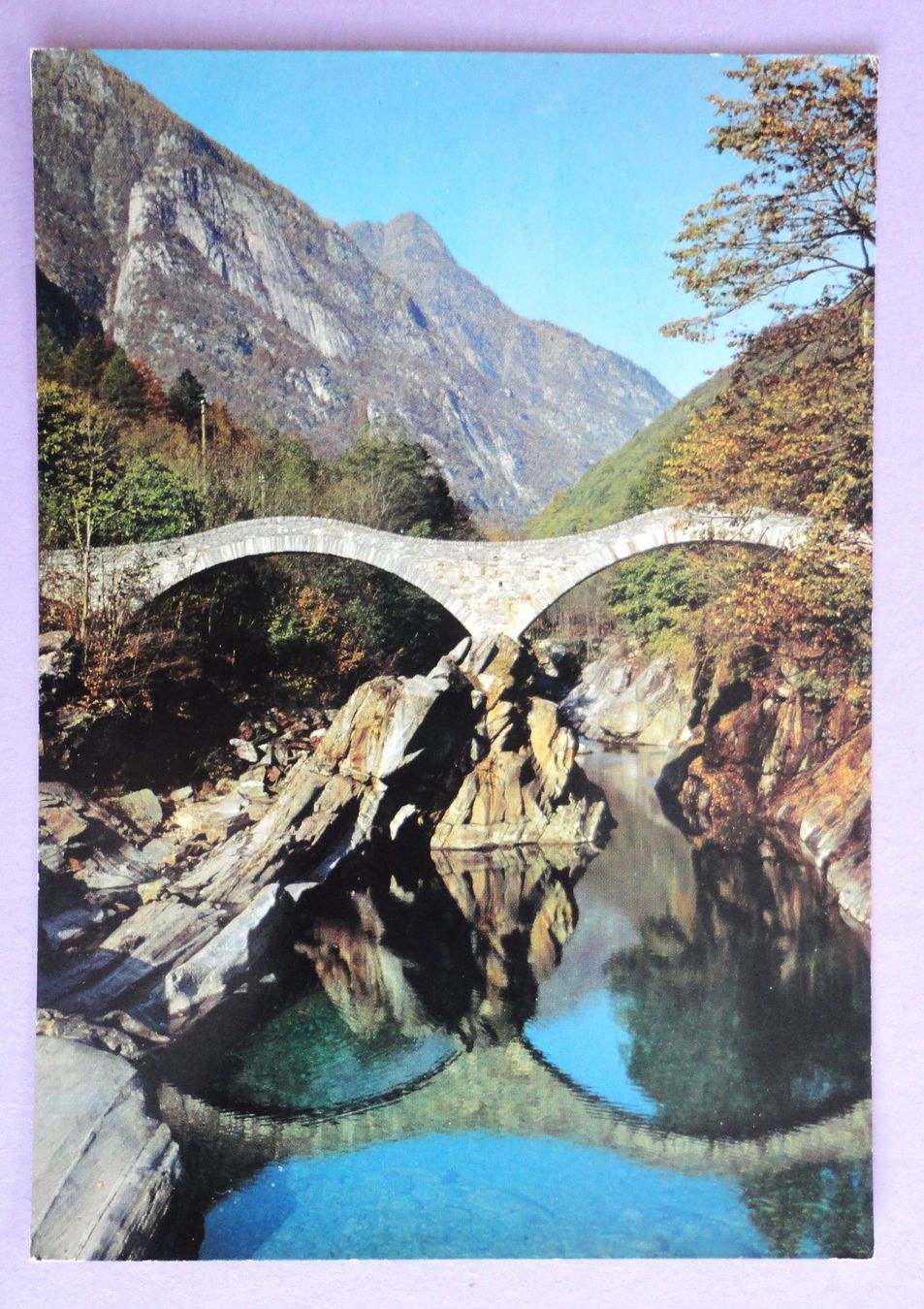 Cartoline postali: Lavertezzo, Ponte Romano – Usato da Fétigny venduto da Billy2miny