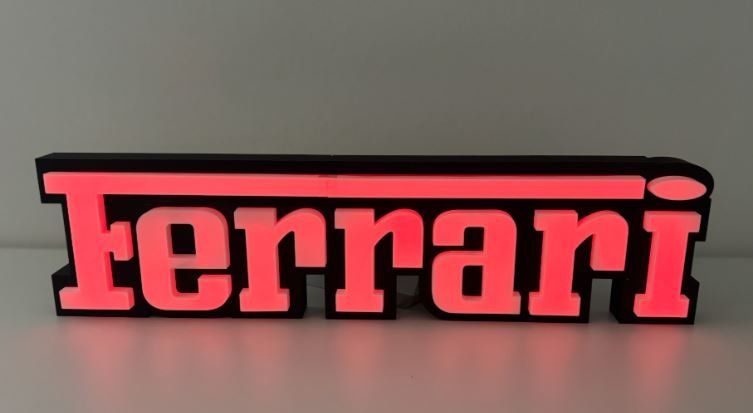 Alle Dekorationen: Lightbox Ferrari (bleu-rouge-vert-jaune) – Neu (gemäss Beschreibung) aus Noville von Berlusconi55 1