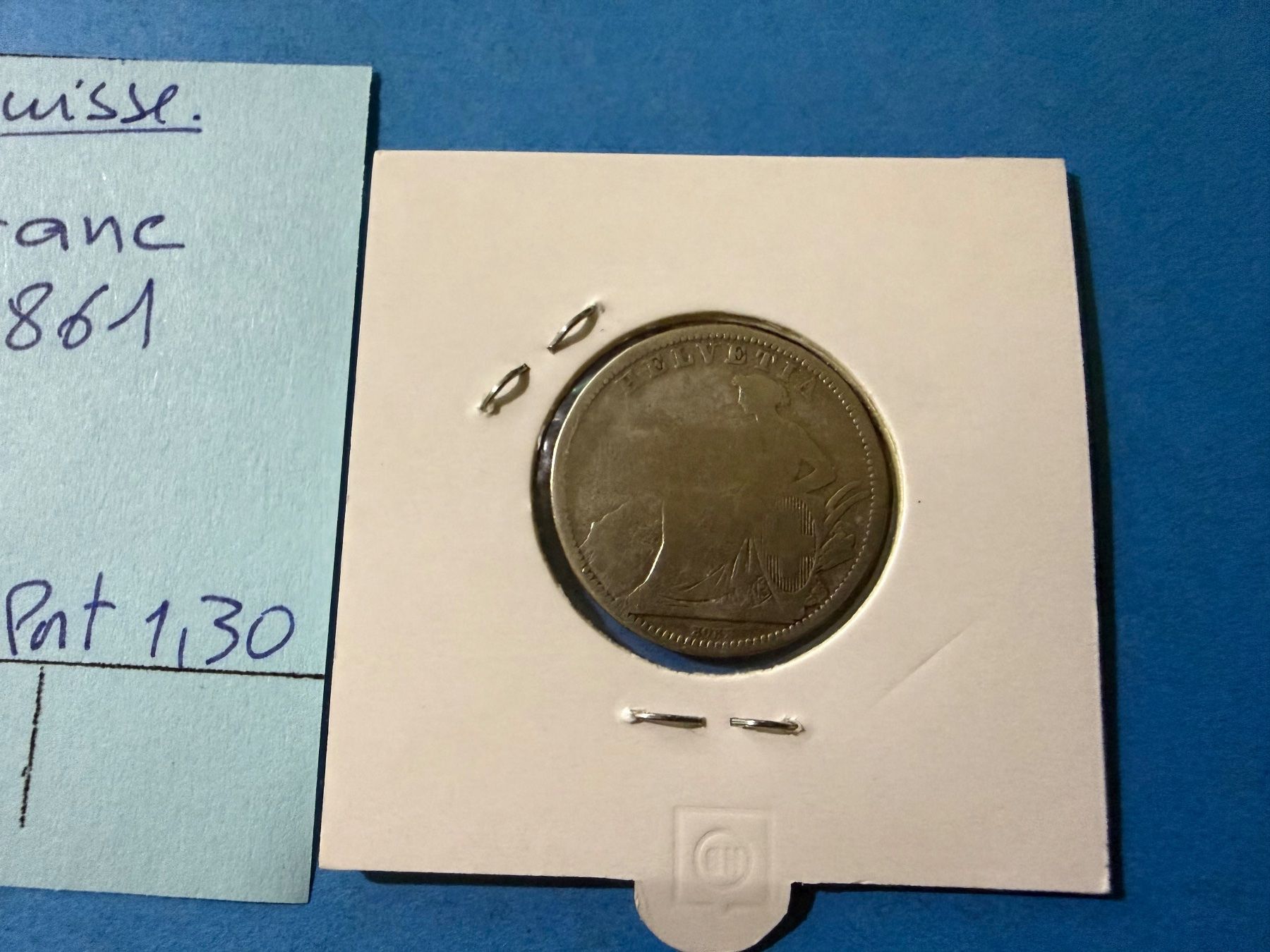 Taschenmesser: SUISSE : 1 FRANC 1861 - Argent – Gebraucht aus genève von GEnumist 2