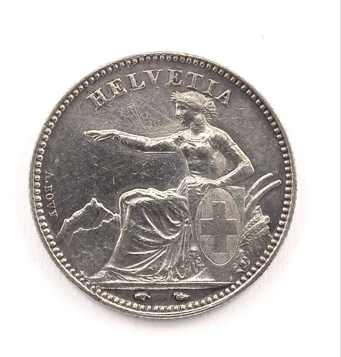 Tutti le monete: 1 Fr. 1851 Vorzüglich – Usato da St. Gallen venduto da Boticceli