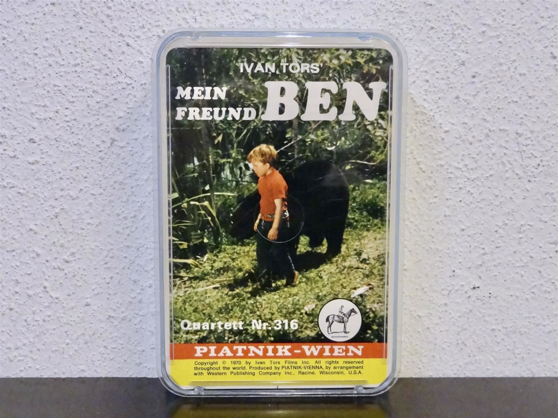 Ravensburger Giochi: schönes altes Quartett MEIN FREUND BEN – Usato da Kerzers venduto da wisaundso