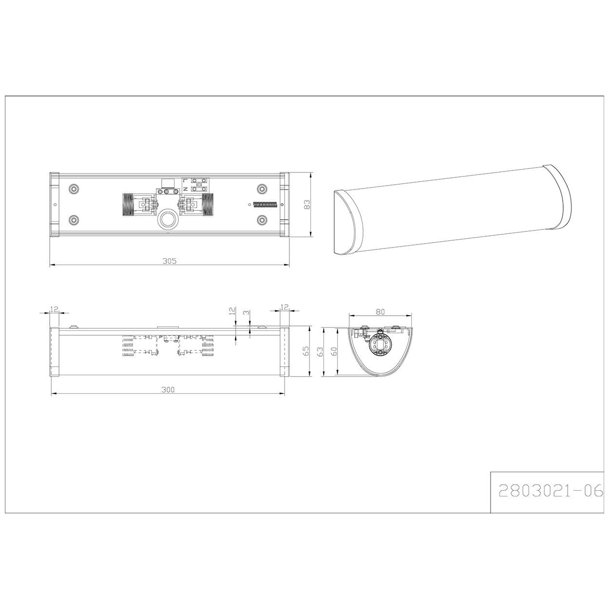 Lampen: Wandleuchte, Weiss, 31 cm x 8 cm – Neu (gemäss Beschreibung) aus Kreuzlingen von Smart-Light 3