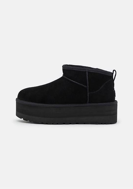 Scarpe da donna: UGG Classic Ultra Mini Platform Boots, Schwarz Gr. 40 – Usato da Basel venduto da KPRNR