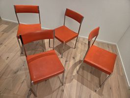4 Designer Girsberger Stühle, Ernst Lauclair