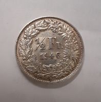 1/2 Franken Silber 1946