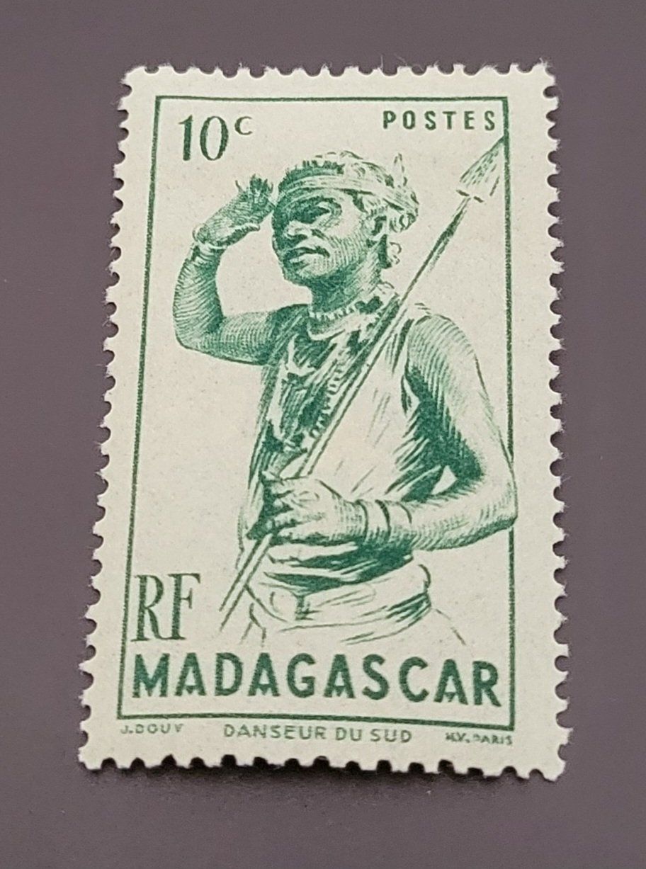 Tutti i francobolli: Madagaskar 1946 alte briefmarke – Usato da St Gallen venduto da Stampsalshobby