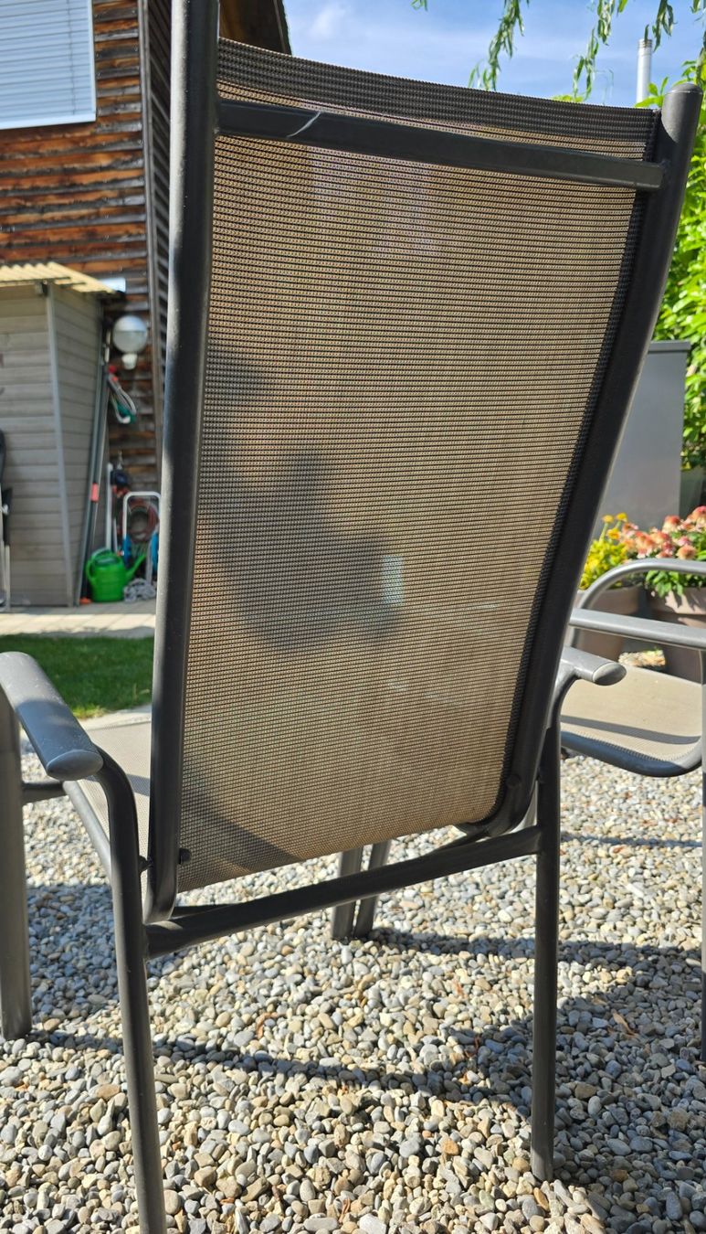 Stühle: Gartenstühle Aluminium Textil – Gebraucht aus Geuensee von Hua 5