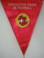 Wimpel Schweizerischer Fussballverband - mit Unterschriften